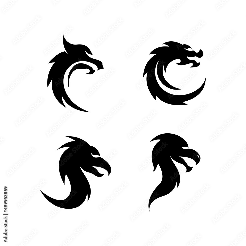 Dragon logo images illustration Dragon logo images illustration
