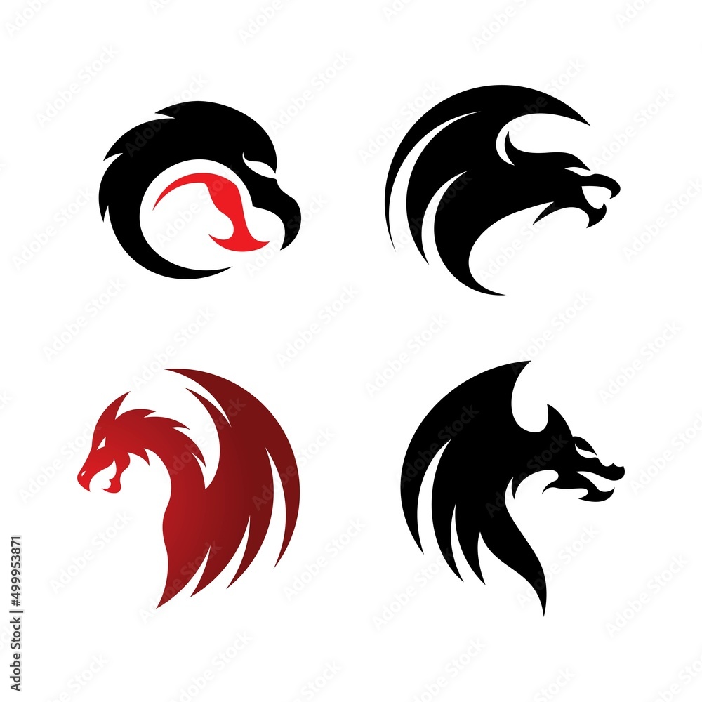 Dragon logo images illustration Dragon logo images illustration