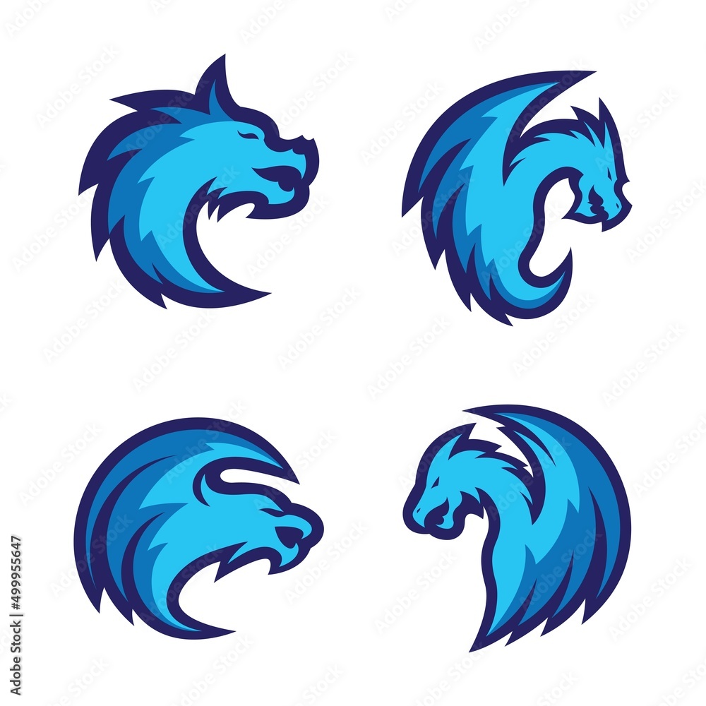 Dragon logo images illustration Dragon logo images illustration