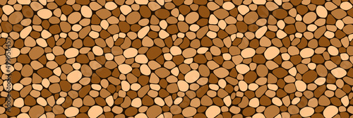 Fotografia Stone paving seamless pattern vector illustration