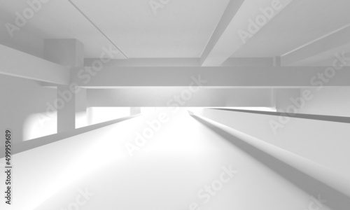 White Modern Background. Abstract Building Concept