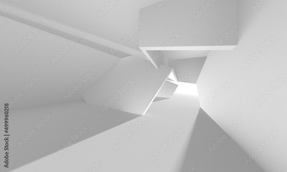 White Modern Background. Abstract Building Concept White Modern Background. Abstract Building Concept
