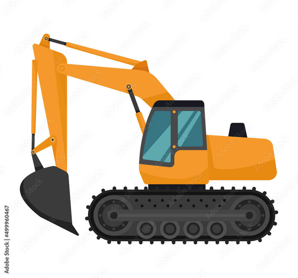 Φωτογραφία crawler excavator vehicle construction