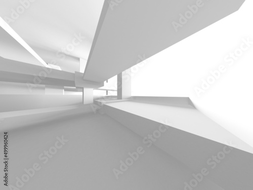 Wallpaper Mural Abstract White Architecture Design Concept Torontodigital.ca