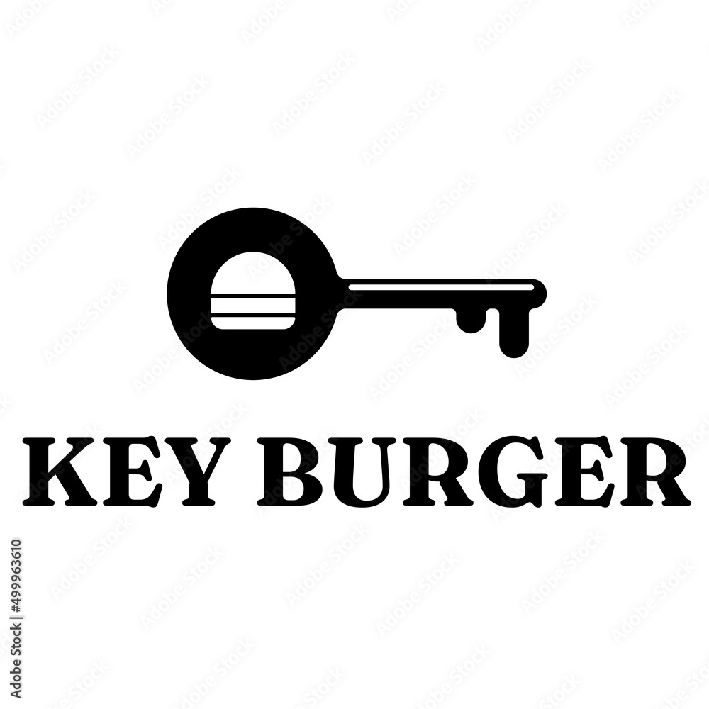 burger lock icon vector illustration black and white burger lock icon vector illustration black and white
