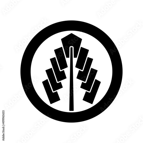 幣紋・丸に幣（まるにへい）