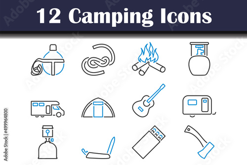 Camping Icon Set