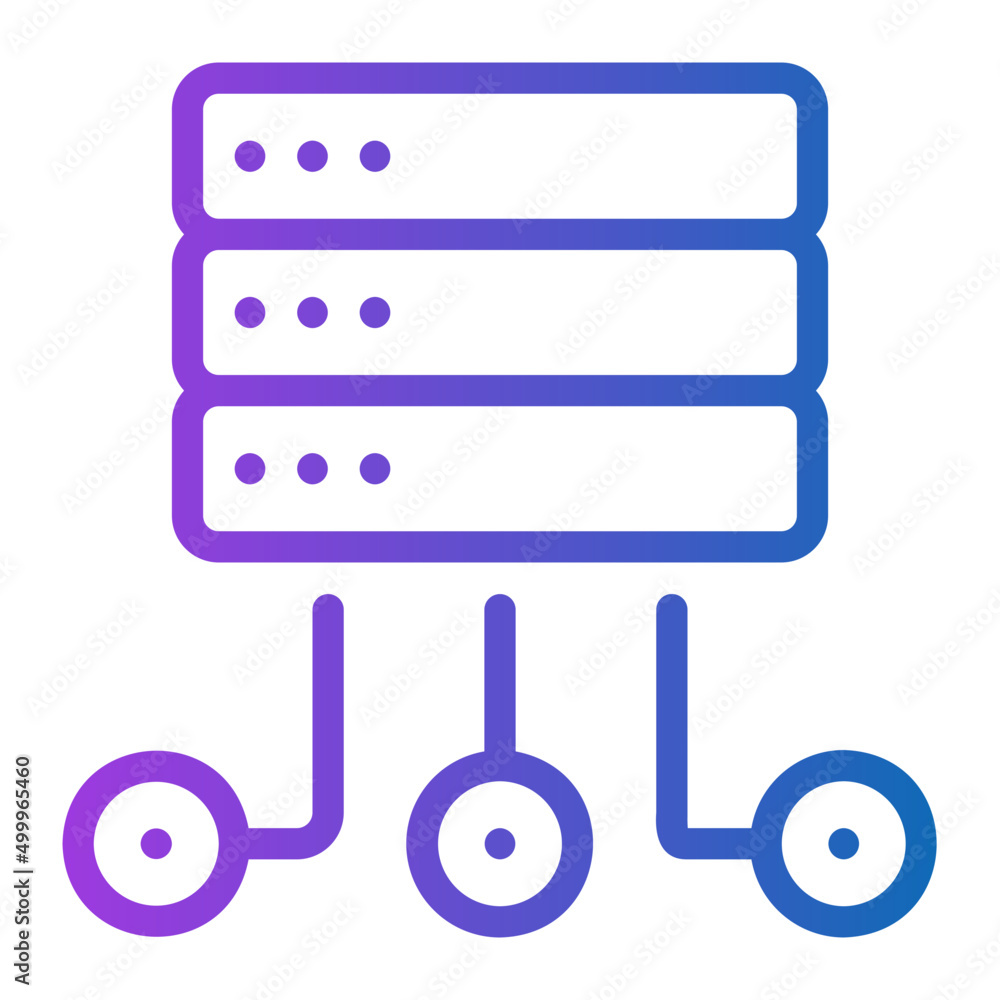 hosting gradient icon