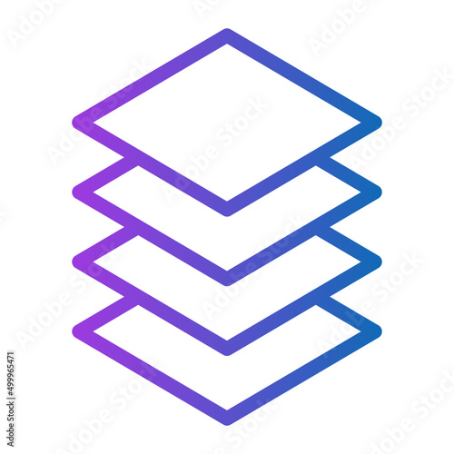 layer gradient icon