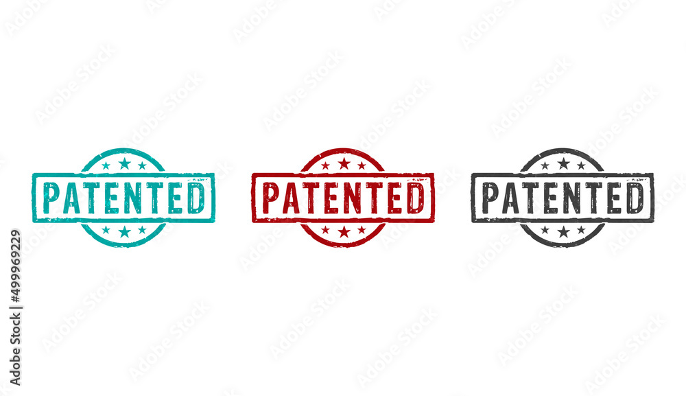 Obraz premium Patented stamp and stamping