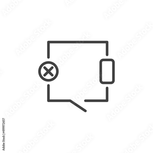 Electric circuit line icon