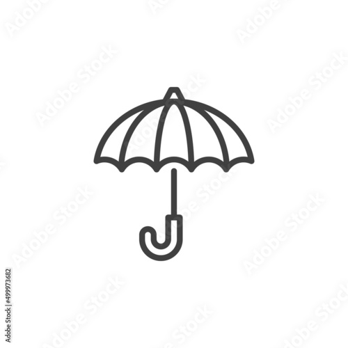 Umbrella line icon