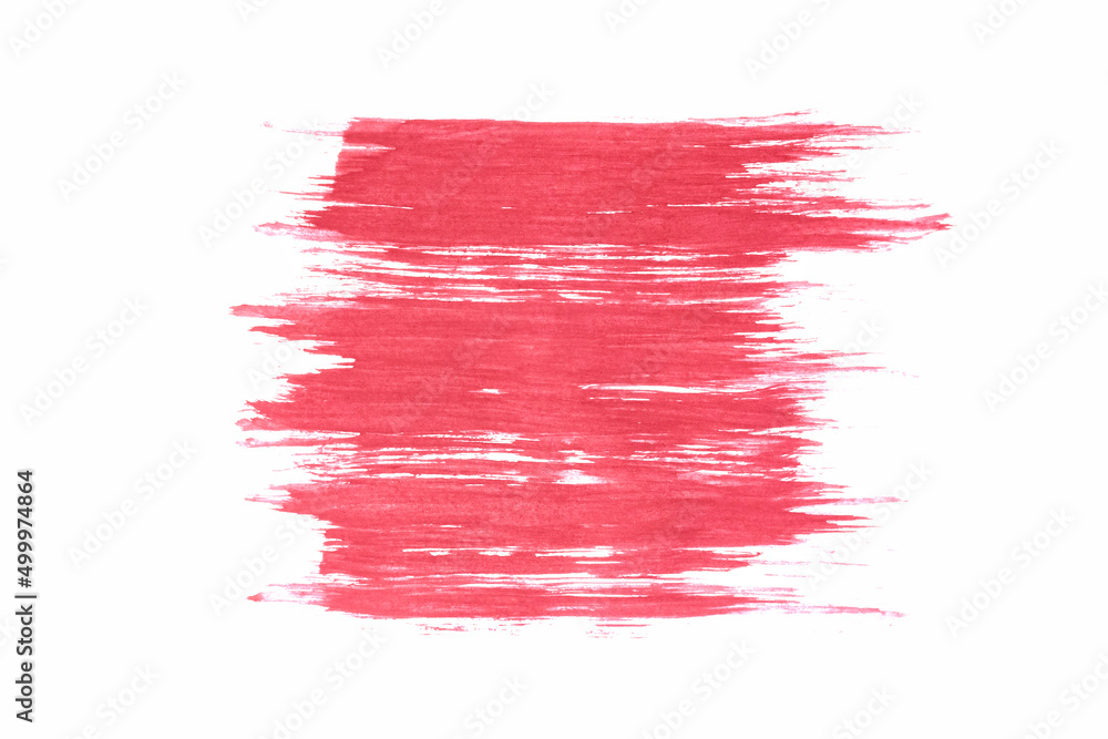 Pink,Red colorwater brush strokes paint on white background,Abstract color Pink,Red colorwater brush strokes paint on white background,Abstract color