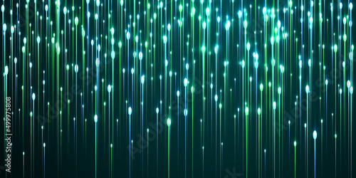 Dynamic vertical line beams fiber optics vector.