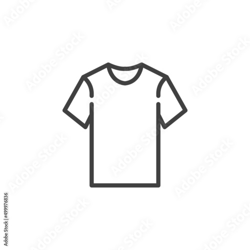T-shirt line icon