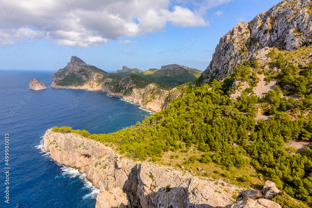 Cape Formentor landscape on Mallorca island, Spain