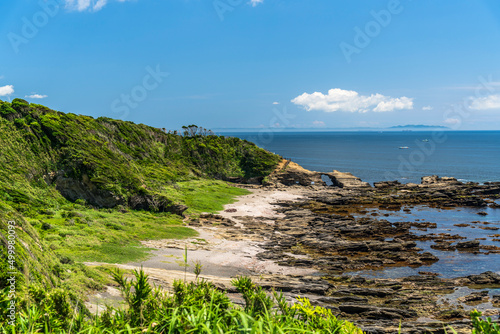 Bild auf Leinwand 城ヶ島　赤羽根海岸の風景【神奈川県・三浦市】