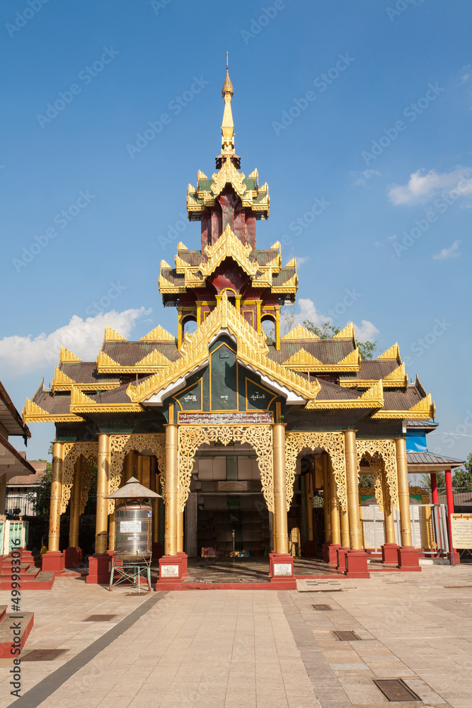 Shwemawdaw Pagoda, It's often referred to as the Golden God Temple. At 375 feet in height and the tallest pagoda in Myanmar