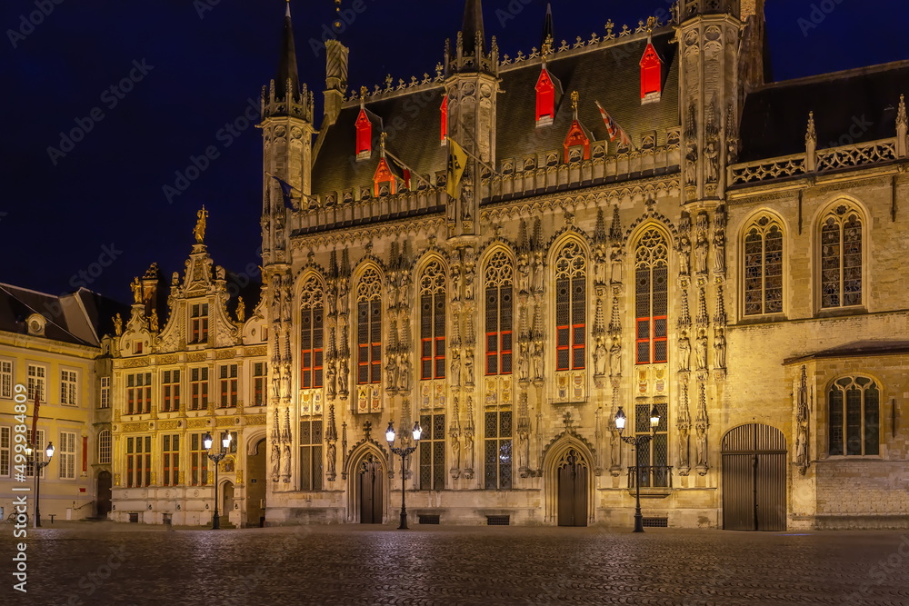 Bruges town hall, Belgium