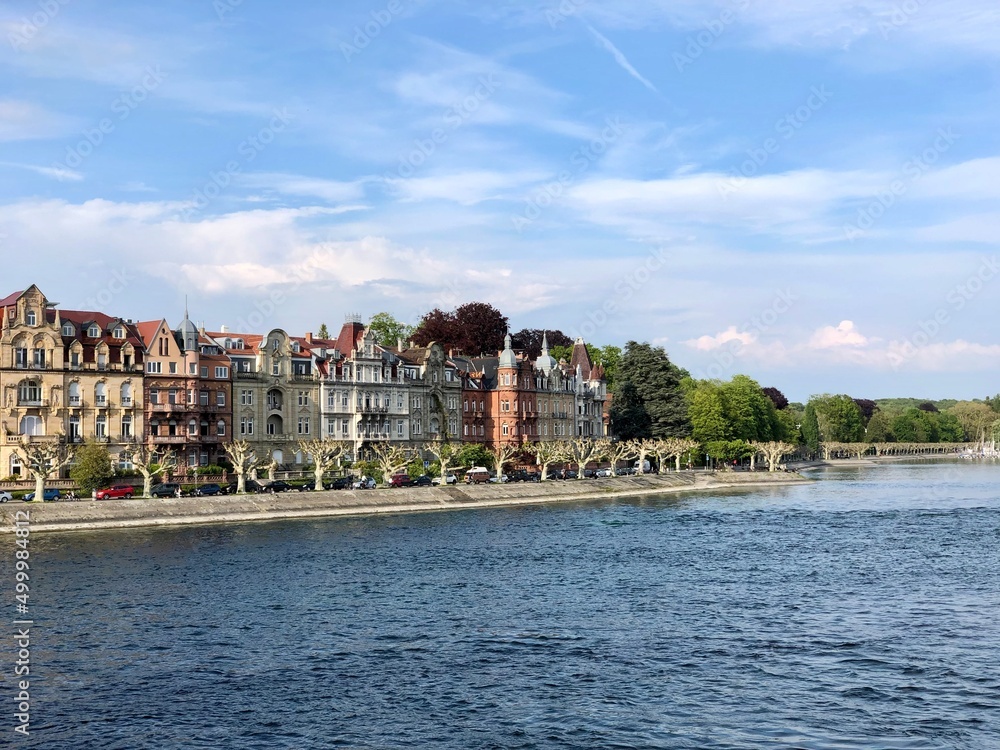 Obraz premium view of the city of konstanz 