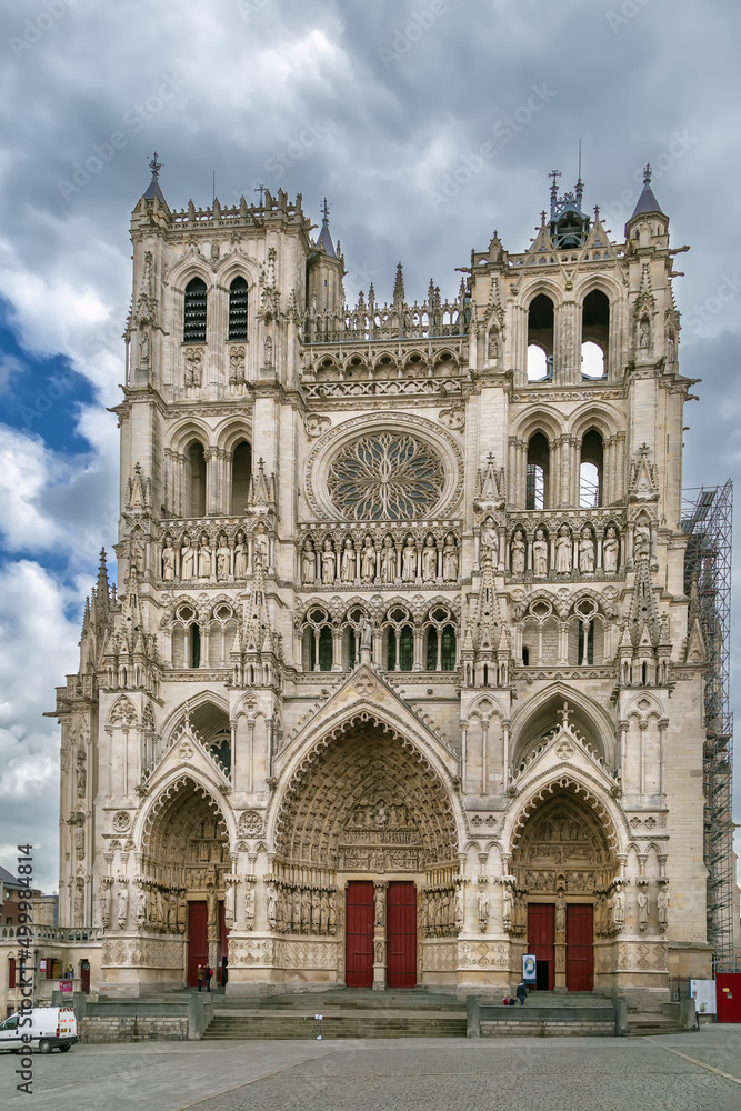Fototapeta premium Amiens Cathedral, France