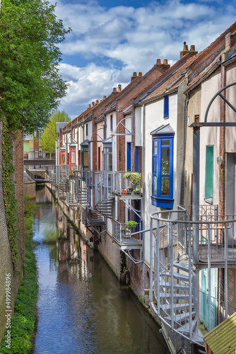 Canal in Amiens, France