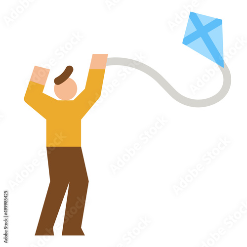 kite flat icon