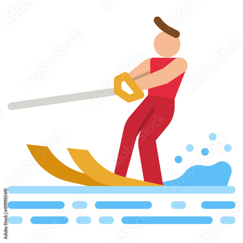 ski flat icon