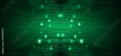cyber circuit future technology concept background