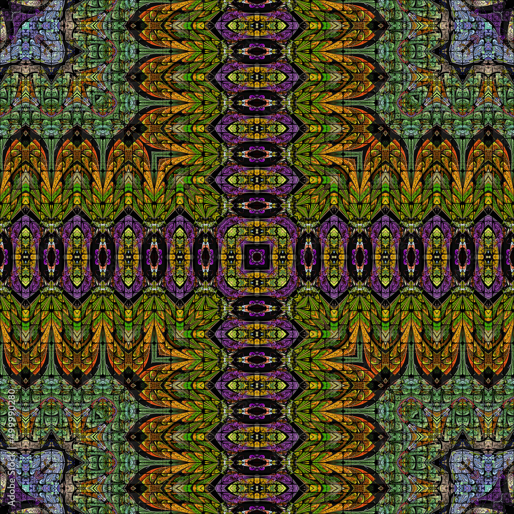 3d effect - abstract geometric fractal pattern 3d effect - abstract geometric fractal pattern