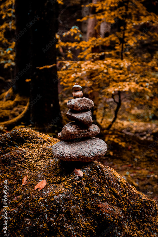 Εκτύπωση καμβά zen stones on the water