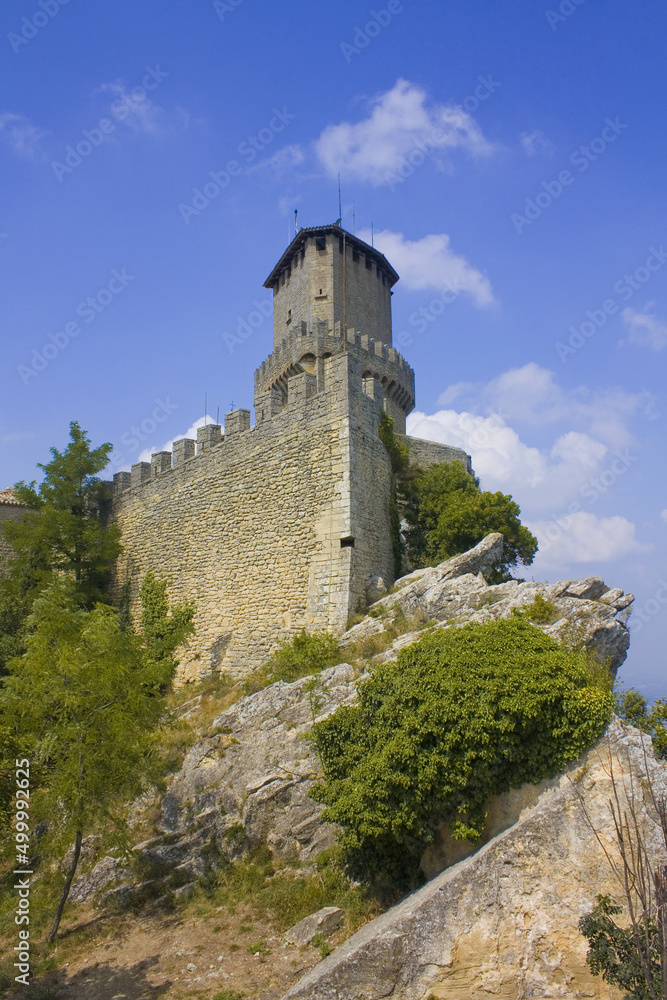 Cesta Tower is Second Tower in Old Town in San Marino