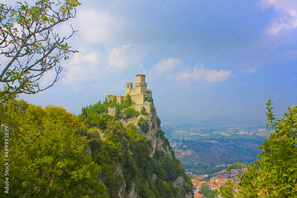 Castle della Guaita in the Old Town of San Marino