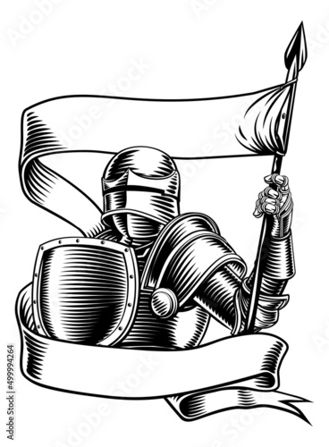 Knight With Banner Battle F...