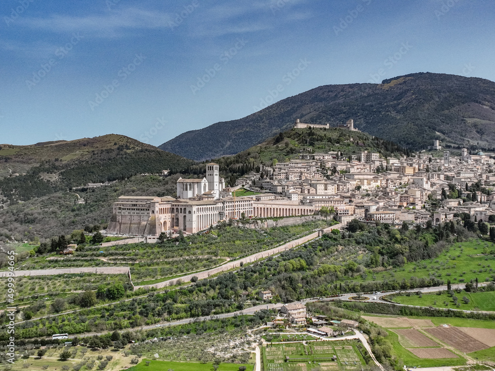 Panorama di Assisi, Perugia, Umbria