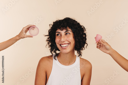 Menstrual disc or menstrual cup? photo