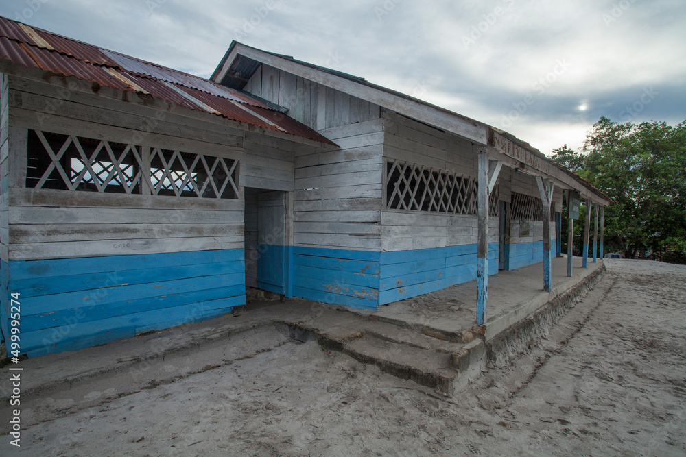old elementary school from Belitung indonesia