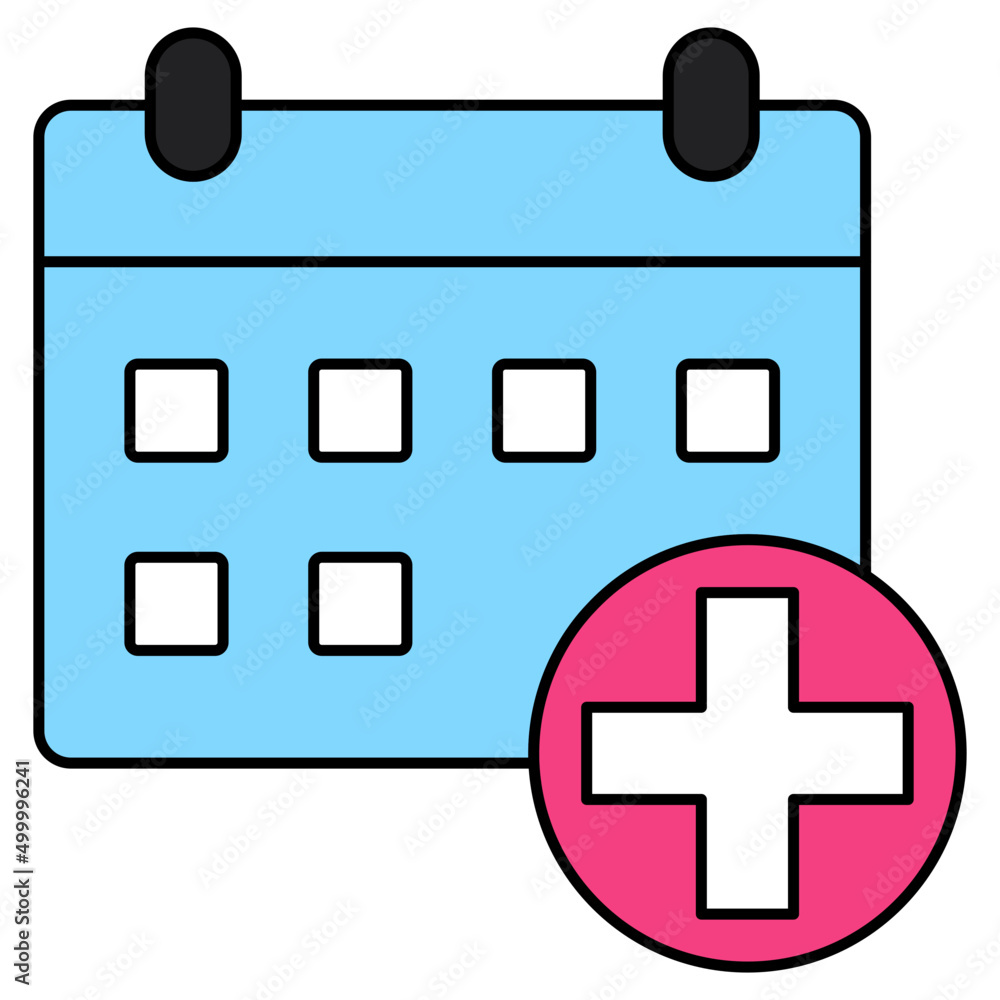 A unique design icon of doctor appointment A unique design icon of doctor appointment