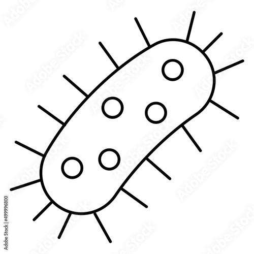 Perfect design icon of bacteria