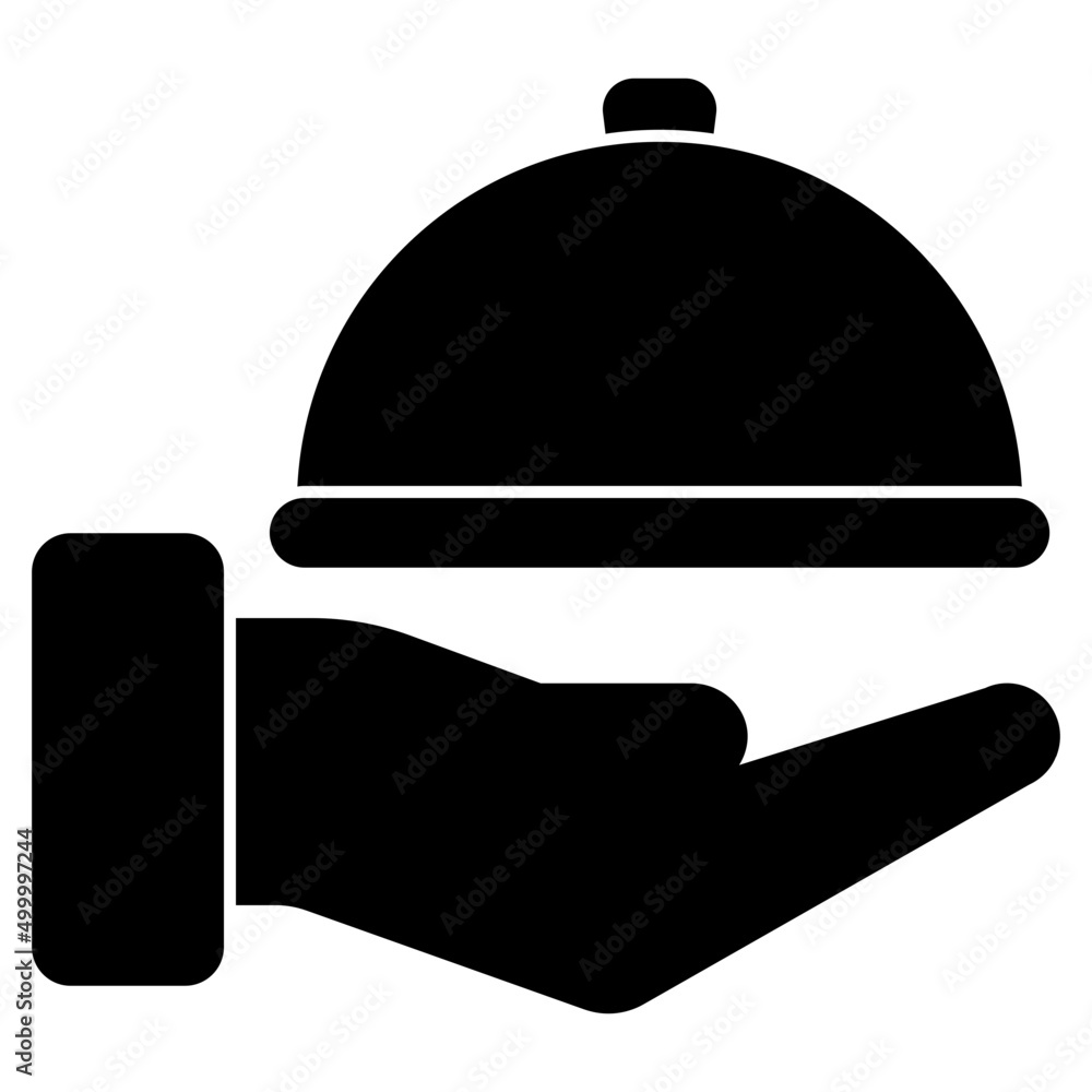 Trendy design icon of cloche Trendy design icon of cloche