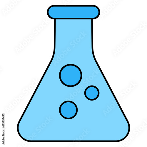  Trendy vector design of chemical flask