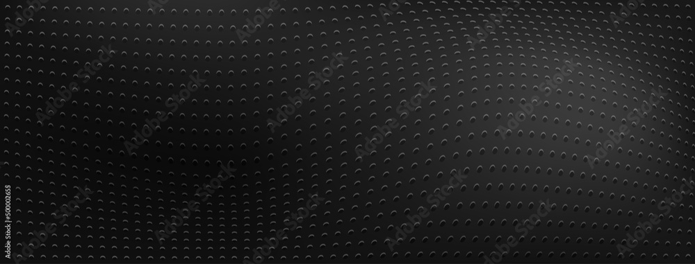 Abstract halftone background with curved surface made of small dots in black colors Abstract halftone background with curved surface made of small dots in black colors