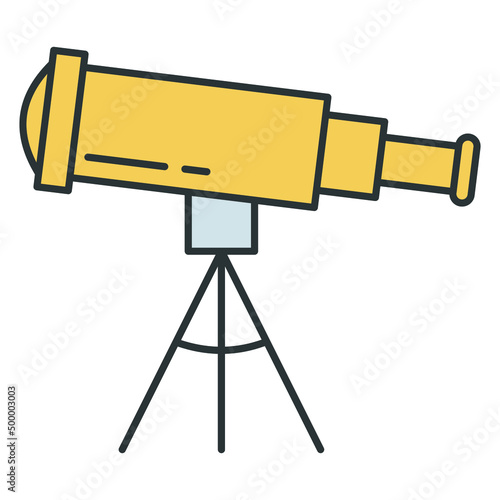 telescope technology Vector icon which is suitable for commercial work


