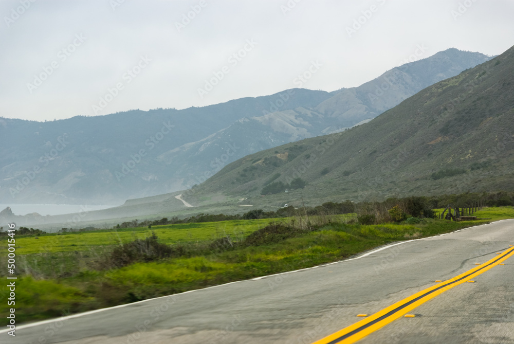 Cabrillo Highway scenery, California, USA