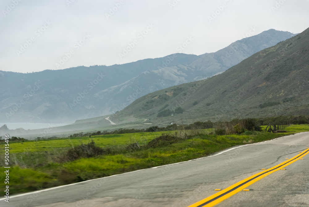 Fototapeta premium Cabrillo Highway scenery, California, USA