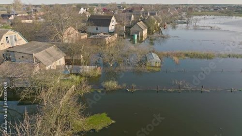 Flood water ecology river rain dirty village damage climate storm park photo