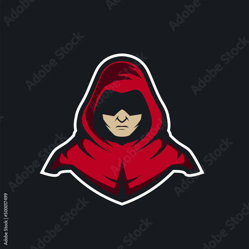 assassin logo esport vector illustration