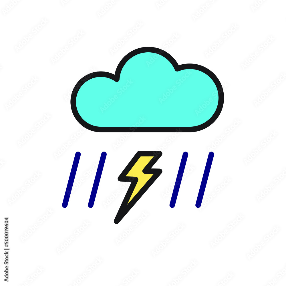 rain lightning weather vector for icon symbol web illustration rain lightning weather vector for icon symbol web illustration