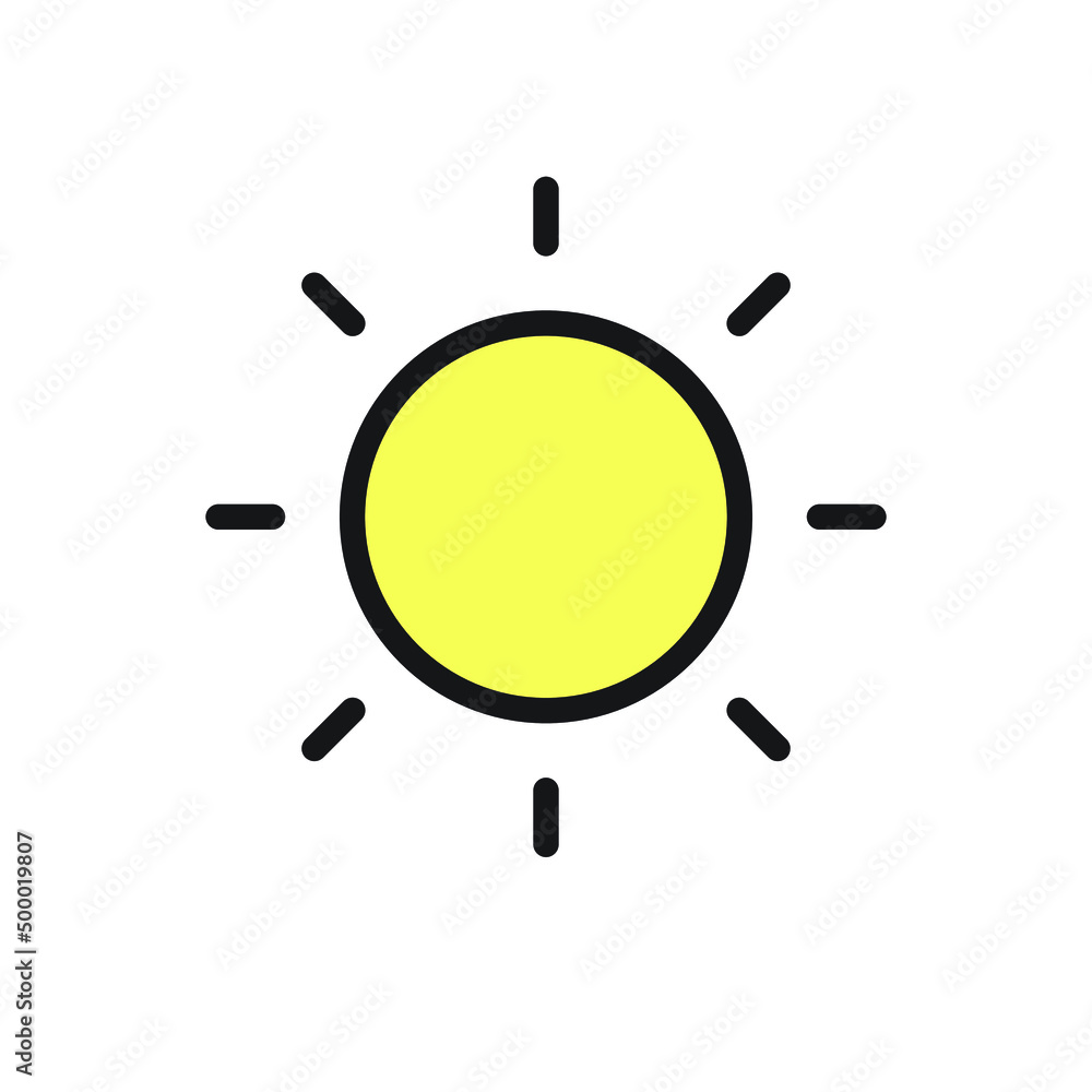 sun vector for icon symbol web illustration sun vector for icon symbol web illustration
