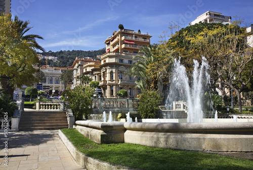 Park in Monte Carlo. Principality of Monaco
